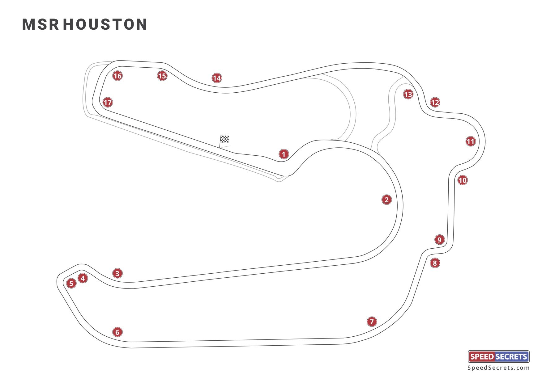 MSR Houston Track Map