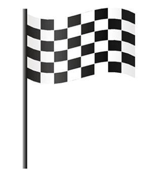 Checkered HPDE flag