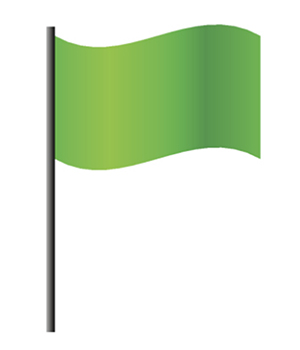 Green HPDE flag